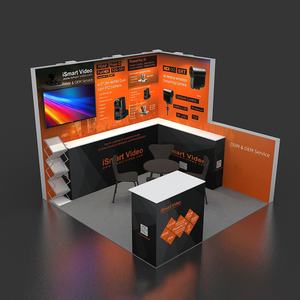 Stand Espositivo 10x10 in Tessuto Tensionato Senza Cornice con Profilo in Alluminio, Design per Fiere - Product Image 2