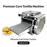 Machine automatique commerciale pour la fabrication de tortillas de maïs, de crêpes de céréales, de chapatis et de rotis à partir de farine de blé