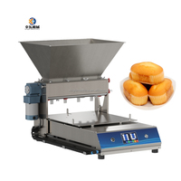 Machine de remplissage PLC automatique de table pour petits cupcakes machine de remplissage pour gobelets en papier et biscuits au chocolat machine de remplissage