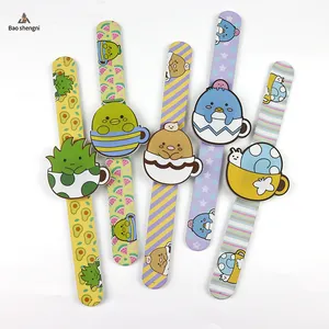 Haute qualité enfants en gros Silicone Led montre-bracelet numérique dessin animé couleur impression Bracelet enfants étanche Slap Pat montre