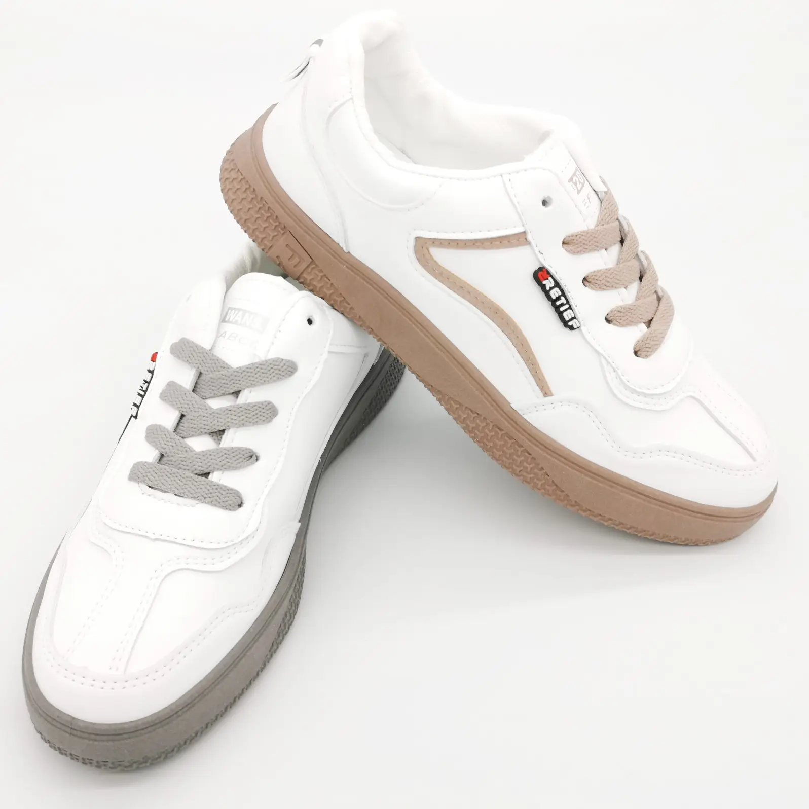 First class Lightweight Breathable Casual Sneakers for women white PU leather Women's Casual Shoes elegant dress woman shoes