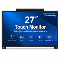 Écran LCD industriel de 27 pouces, fabricant OEM pour les équipements de kiosque, d'arcade, de distribution automatique et de libre-service