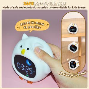 Recarga Usb moderna nueva <span class=keywords><strong>moda</strong></span> portátil niños dormitorio bebé dormir tren despertador escritorio Led lámpara de noche - Product Image 5