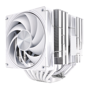 Thermalright Frost Tower 140 WHITE ชุดระบายความร้อนซีพียูแบบลม พร้อมฮีทไปป์ 7 เส้น พัดลมคู่ 2400RPM 1850RPM PWM สำหรับ LGA1700 AM5 - Product Image 1