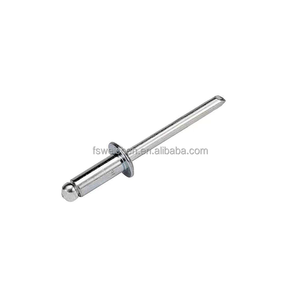 <span class=keywords><strong>Rivets</strong></span> à tête bombée en aluminium à extrémité ouverte, norme DIN, classe 6, haute résistance, pour la fixation de tôles et de pièces automobiles - Product Image 2