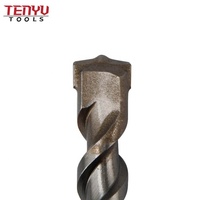 Ensemble de 50 forets en carbure de tungstène SDS Plus pour marteau perforateur électrique rotatif pour le perçage du béton, de la maçonnerie et de la pierre dans une boîte métallique