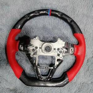Volant d'assurance qualité en cuir rouge en Fiber de carbone pour volant de voiture Honda Accord 10e génération - Product Image 2