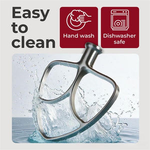 Accessoires pour batteur KitchenAid, pelle à beurre en acier inoxydable K45B, pelle à mélanger - Product Image 4