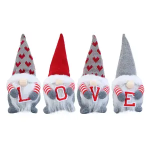 Valentines Day Plush Gnome Doll Toy for Kids Plush Gnome Decoration Mother's Day Gnome Mothers Day Gifts 2024