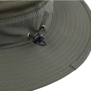 Outdoor Cartoon Drawstring Shade <b>Hats</b>-Quick-Dry 100% Cotton <b>Neck</b> <b>Flap</b> Customizable Colors Unisex Design for Summer <b>Sun</b> - Product Image 4