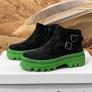 Botas de Cuero con Cremallera para Hombre, Nueva Moda de Otoño e Invierno - Product Image 2