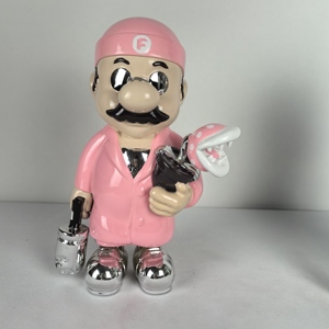 ขายส่ง ฟิกเกอร์มาริโอ้สีชมพู ขนาด 33 ซม./50 ซม. สำหรับงานป๊อปอาร์ต งานเรซิ่น ตกแต่งบ้าน ตัวละครจากภาพยนตร์ - Product Image 1