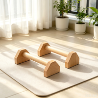 Station de dips en bois pour entraînement de rue, barres parallèles et parallettes
