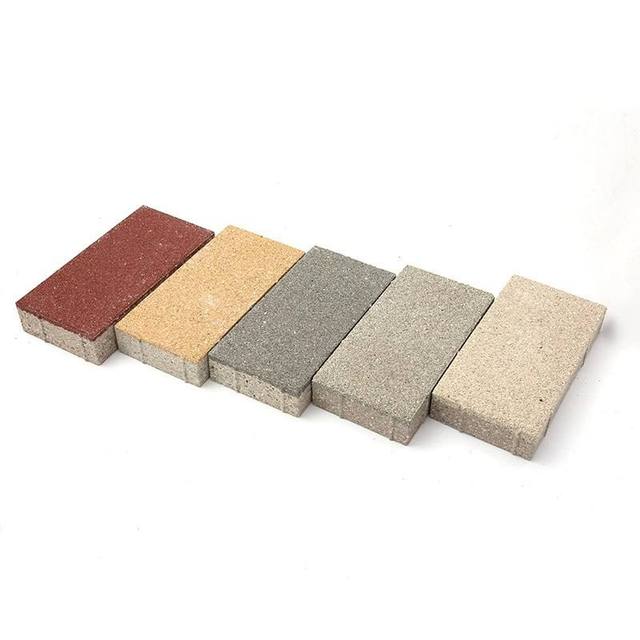 Permeable Brick Sidewalk Pavement Garden House High Temperature Resistant Sintered Brick