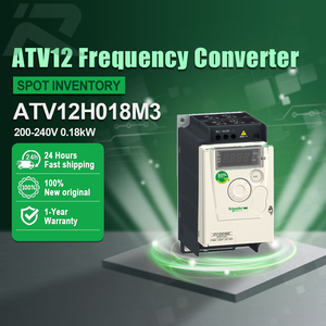 ตัวแปลงความถี่ ATV12H018M3 ของแท้ใหม่ 3 เฟส 200-240V 0.18KW ซีรีส์ ATV12 ไดรเวอร์ปรับความถี่ Altivar 12 - Product Image 1