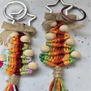 Decorazioni Natalizie in Macramè Personalizzate, Ornamenti Boho Fatti a Mano per Albero di <span class=keywords><strong>Natale</strong></span> - Product Image 6