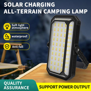 Lampe de camping solaire XY-008, lampe de travail LED 10000mAh, éclairage extérieur rechargeable pour le camping et les situations d'urgence - Product Image 2