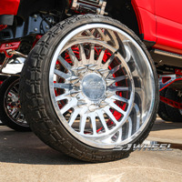 Rines de Lujo Forjados SJ Super Single 10x225 8x6.5 10x285.75 8x180 8 Lug Dually para Camioneta 8x200 8x210