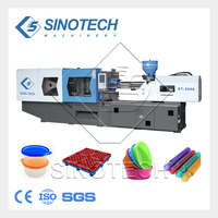 Machine de moulage par injection de plastique de 400 tonnes pour produits ménagers en plastique : seaux, baignoires, carafes, tasses, paniers, assiettes, chaises