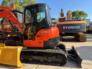 À vendre 5.5 tonnes de mini-pelles d'occasion de KX155-3 machines de construction de Kubota Excavatrice originale Kubota 155 en stock - Product Image 6