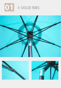 Sombrilla plegable portátil y económica <span class=keywords><strong>para</strong></span> Parque, terraza, restaurante, Hotel, patio, uso de pesca al aire libre <span class=keywords><strong>para</strong></span> muebles de exterior - Product Image 5