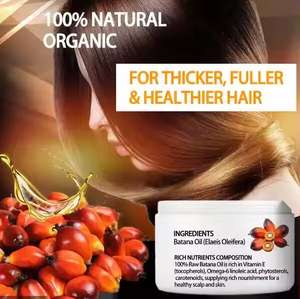 Özel etiket organik gücü saç büyüme yağları Batana yağı 3 in 1 biberiye & Batana hint saç büyüme yağı - Product Image 6