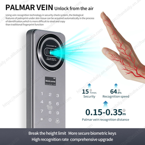 Đầy đủ chức năng tuya cửa thông minh khóa Palm tĩnh mạch sinh trắc học 3D Nhận dạng khuôn mặt vân tay máy ảnh Video intercom ổ khóa kỹ thuật số - Product Image 4