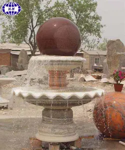 Chine nature marbre boule flottante fontaine d'eau