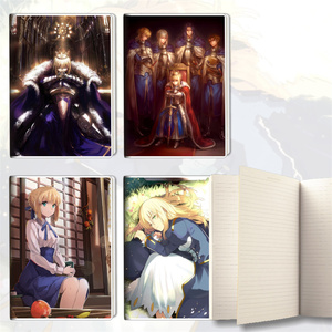 Cuaderno de Anime <span class=keywords><strong>Fate</strong></span> <span class=keywords><strong>Stay</strong></span> <span class=keywords><strong>Night</strong></span> Saber de 13*18CM con Páginas Rayadas para Escribir, Papelería para la Escuela, para Fans - Product Image 1