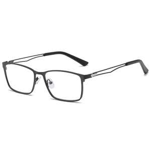Metal Blue Light Blocking Men Optical <strong>Glasses</strong> Frame Fashion Eyeglasses 2025 Trending Designer Rectangle <strong>Prescription</strong> Eyewear - Product Image 4