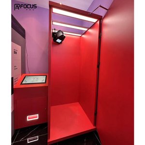 Phòng chụp ảnh tự động chuyên nghiệp JLJ góc cao màu đỏ, phổ biến, có hướng dẫn bằng giọng nói, chụp ảnh selfie trên cao dành cho tiệc tùng - Product Image 1