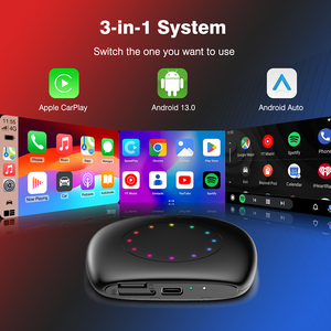Rhythm Ai Box Android 13 3 in 1 ระบบไร้สาย Carplay Android Auto Qualcomm 6115 8G 128G พร้อม 4G LTE หน้าจอแยกส่วน - Product Image 2