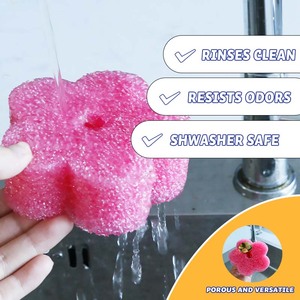 Foamstar éponge à récurer <span class=keywords><strong>de</strong></span> <span class=keywords><strong>forme</strong></span> personnalisée douce dans <span class=keywords><strong>de</strong></span> l'eau chaude ferme dans <span class=keywords><strong>de</strong></span> l'eau froide pour papa et maman - Product Image 4
