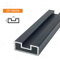 Cloisons de séparation modulaires amovibles en verre trempé double avec cadre en aluminium moderne – Panneaux de séparation de bureau
