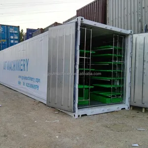Shipping container farms for hydroponic fodder sprout machine produce barley maize corn sprout for poultry feed