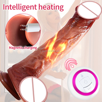 Vibromasseur en silicone souple pour femme, énorme vibrateur réaliste pour femme, jouet sexuel