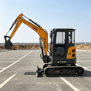 Mini-excavatrice sur chenilles confortable de 3,5 tonnes (3500 kg) avec climatisation et <span class=keywords><strong>radio</strong></span> pour de longues heures de travail - Product Image 1
