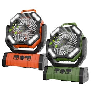 Ventilateur de plafond de camping rechargeable 20000 mAh avec lumière <span class=keywords><strong>et</strong></span> télécommande, pour une circulation d'<span class=keywords><strong>air</strong></span> fraîche - Product Image 3