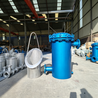 Filter Pemurni Air Terintegrasi Pompa dan Keran Tipe Keranjang Baja Karbon Stainless Steel HENGFENG 304/316 Berkualitas Tinggi