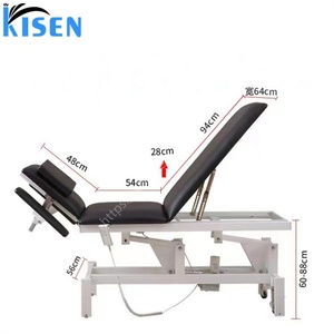 KISEN Factory Cheap Price Custom <b>Electric</b> Height Color Customization Adjustable Massage <b>Table</b> Treatment <b>Table</b> Massage Bed - Product Image 6