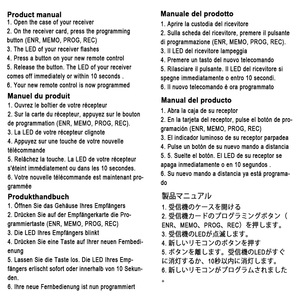 Télécommande de porte de <span class=keywords><strong>garage</strong></span> à code roulant, fonctionne uniquement avec <span class=keywords><strong>PUJOL</strong></span> VARIO 433.92MHz - Product Image 5