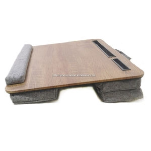 Bureau pour <span class=keywords><strong>ordinateur</strong></span> <span class=keywords><strong>portable</strong></span> réglable de 15.6 pouces avec coussin d'oreiller <span class=keywords><strong>support</strong></span> de bureau à domicile Design moderne pour <span class=keywords><strong>canapé</strong></span>-lit pour écrire et dessiner - Product Image 4