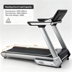 <span class=keywords><strong>Tapis</strong></span> <span class=keywords><strong>de</strong></span> <span class=keywords><strong>course</strong></span> électrique <span class=keywords><strong>pliable</strong></span> semi-commercial avec écran LED, capacité 150 kg, inclinaison automatique – Vente en gros usine - Product Image 2