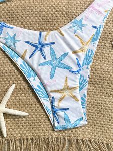 Traje de Baño Triangular Personalizado, Bikini Personalizado con Diseño Oceánico, Diseñador Asiático, Ecológico, de Secado Rápido, Transpirable, Conjunto de 2 Piezas - Product Image 6