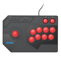 Manette de jeu filaire pour PC et arcade avec volant de rue en ABS
