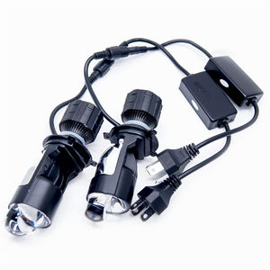 Proyektor Mini H4 Canbus 72W 7200LM Lampu Sorot Tinggi/Rendah untuk Sepeda Motor, Lampu Depan LED dengan Lensa Proyektor LED, Luz LED H4 - Product Image 4