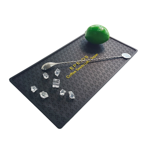Branded Silicone PVC <b>Bar</b> <b>Mat</b> Rubber Beer Spill Pad Pub Rail <b>Mat</b> Drip Tray Non Slip Service <b>Mat</b> for Events Parties - Product Image 5