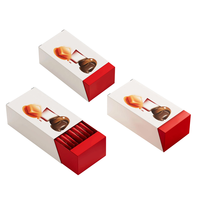 Boîte d'emballage de papier de tiroir de chocolat de liqueur écologique de luxe de haute qualité avec logo personnalisé