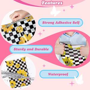 Huamaohengchun Poly <b>Bubble</b> Mailers 10x13 Inch 50Pcs Eco-Friendly Customizable Retro Shipping Bags Self-Seal Strong Adhesive for - Product Image 3