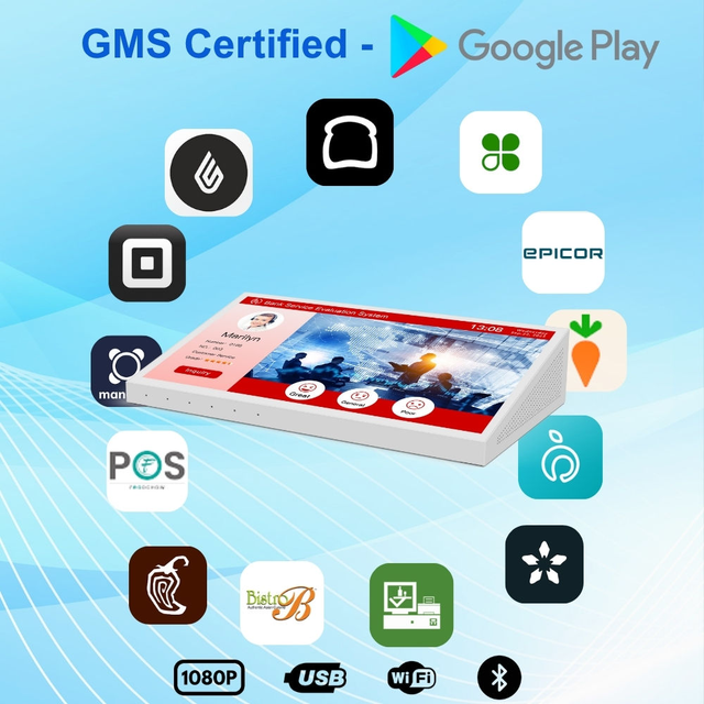 OEM RK3588 Android Tablet Desktop Touch 4+64G IP65 15.6 Inch Digital Advertising Screen Front Desk Hospital Reception